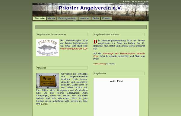 Vorschau von angelverein-priort.de, Priorter Angelverein e.V.