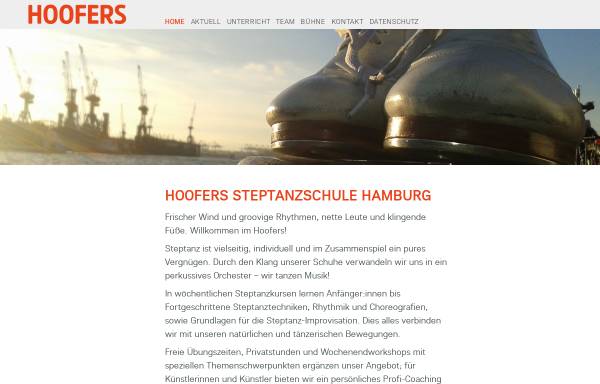 Vorschau von www.hoofers.de, Steptanzschule Hoofers