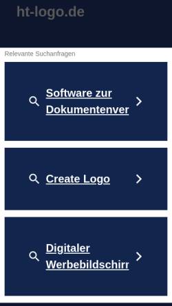 Vorschau der mobilen Webseite www.ht-logo.de, HT-Logo - Logos und Wappen online erstellen