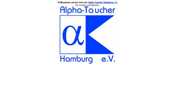 Vorschau von www.alpha-taucher.de, Alpha-Taucher Hamburg e.V.