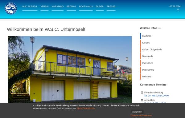 Vorschau von www.wsc-untermosel.de, WSC Untermosel e.V.
