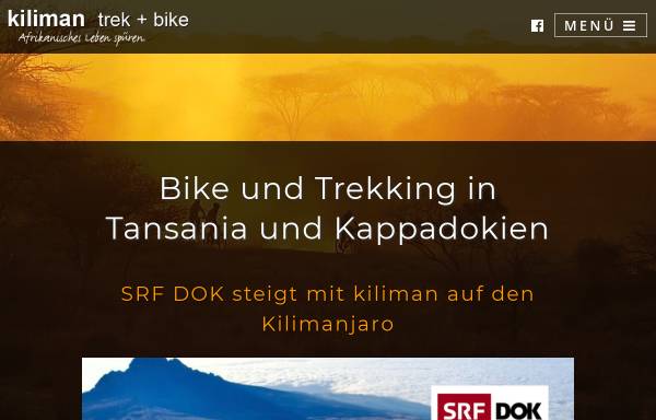 Vorschau von www.kiliman.ch, Kiliman trek + bike