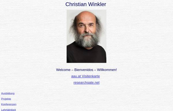 Vorschau von www.uni-klu.ac.at, Winkler M.A., Christian