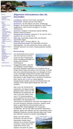 Vorschau der mobilen Webseite www.fotoreiseberichte.de, Fotoreiseberichte.de - Seychellen