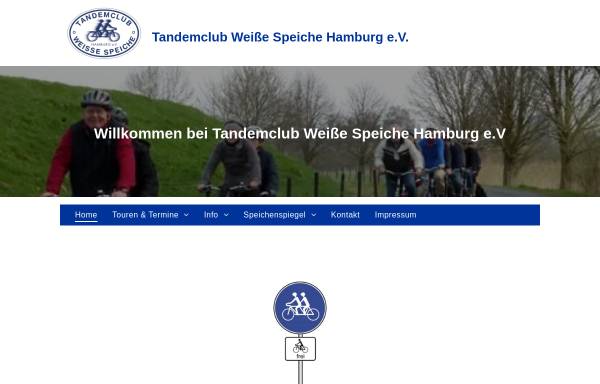 Vorschau von www.tandemclub.de, Tandem-Club Weiße Speiche Hamburg