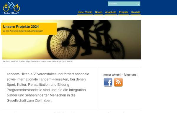 Vorschau von www.tandem-hilfen.de, Tandem-Hilfen