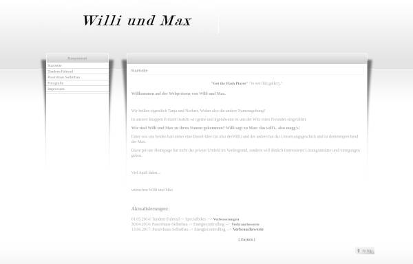 Vorschau von www.willi-und-max.de, Willi und Max