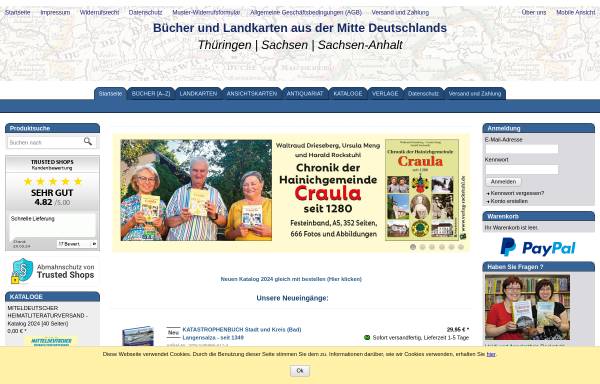 Vorschau von www.literaturversand.de, Thüringer Heimatliteraturversand