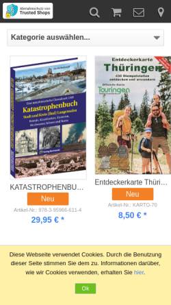Vorschau der mobilen Webseite www.literaturversand.de, Thüringer Heimatliteraturversand