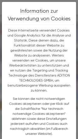 Vorschau der mobilen Webseite www.oeaz.at, Österreichische Apothekerzeitung