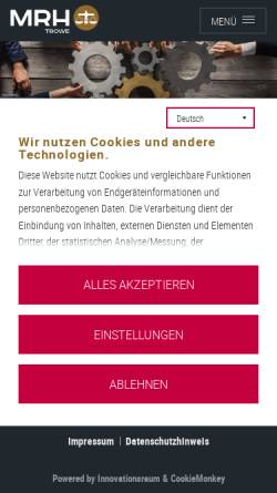 Vorschau der mobilen Webseite www.advertum.de, Advertum Gruppe