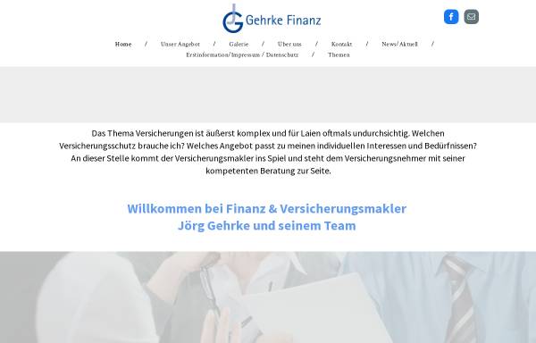 Vorschau von www.gehrke-finanz.de, Jörg Gehrke