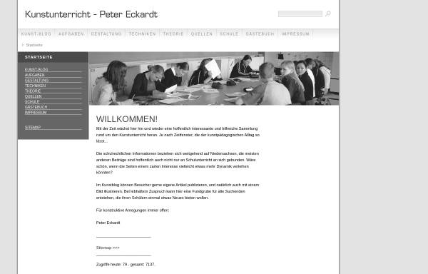 Vorschau von www.unterricht.kunstbrowser.de, Kunstunterricht Peter Eckardt