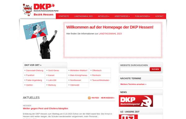 Vorschau von www.dkp-hessen.de, DKP Hessen