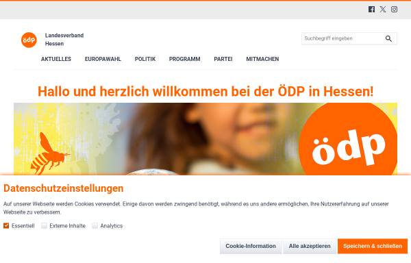 Vorschau von www.oedp-hessen.de, ÖDP Hessen