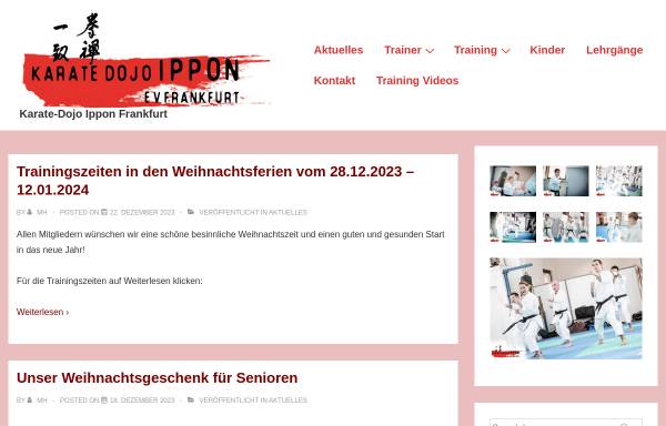 Vorschau von www.kd-ippon.de, Karate Dojo Ippon e.V. Frankfurt/Main