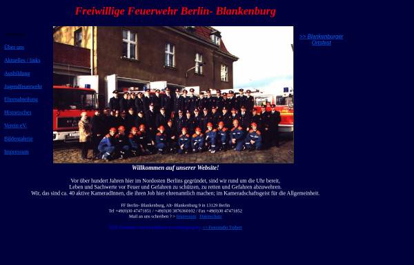 Freiwillige Feuerwehr Blankenburg