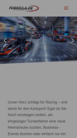Vorschau der mobilen Webseite www.formula.de, Formula Nürnberg
