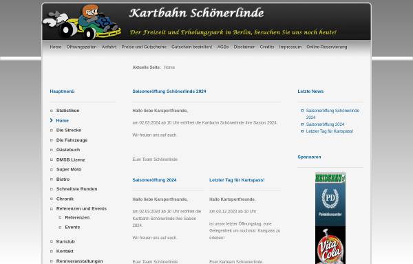Vorschau von www.kartbahn-schoenerlinde.de, Kartbahn Schönerlinde