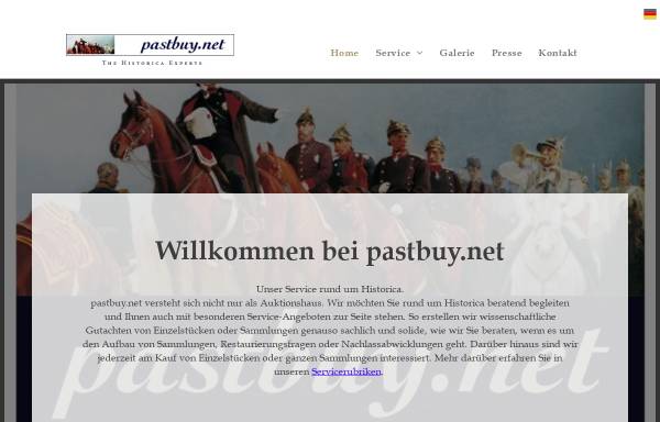 Vorschau von pastbuy.net, Auktionshaus für Historica GmbH & Co KG