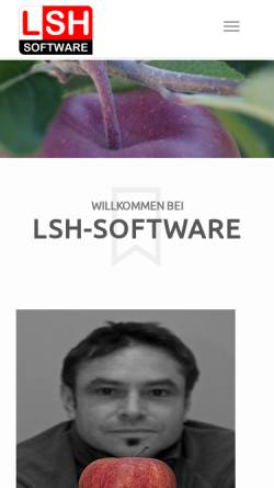 Vorschau der mobilen Webseite lsh.it, BigApple Software