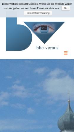 Vorschau der mobilen Webseite www.blic-voraus.de, Blic-voraus.de