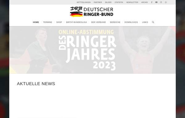 Vorschau von www.ringen.de, Deutscher Ringer-Bund e.V. (DRB)