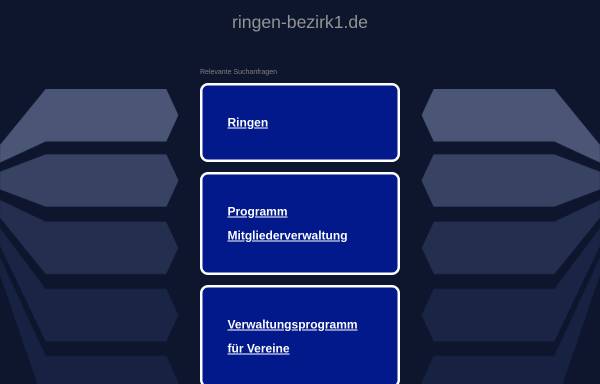 Vorschau von www.ringen-bezirk1.de, Südbadischer Ringerverband - Bezirk I