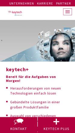 Vorschau der mobilen Webseite www.keytech.de, Keytech Software GmbH