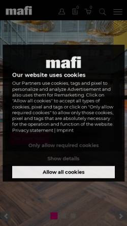 Vorschau der mobilen Webseite mafi.com, Mafi Holzverarbeitung GmbH