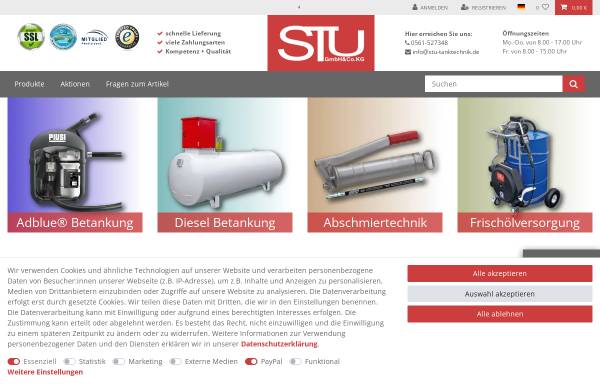 Vorschau von www.stu-tanktechnik.de, STU Tanktechnik OHG