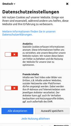 Vorschau der mobilen Webseite tschechien.ahk.de, Deutsch-Tschechische Industrie- und Handelskammer