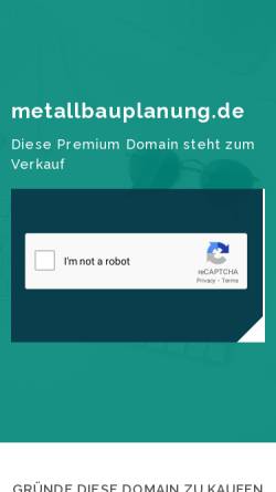 Vorschau der mobilen Webseite www.metallbauplanung.de, Hermsen, Guido