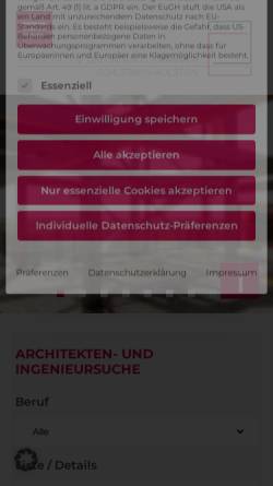 Vorschau der mobilen Webseite www.aik-sh.de, Architekten- und Ingenieurkammer Schleswig-Holstein