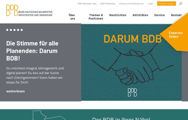 Vorschau von www.baumeister-online.de, Bund Deutscher Baumeister, Architekten und Ingenieure e.V.