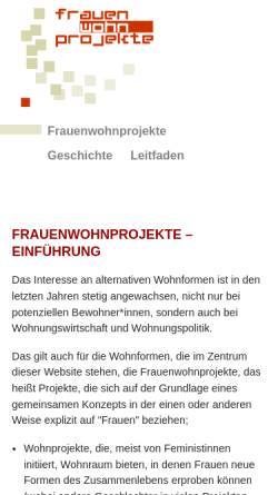Vorschau der mobilen Webseite www.fopa-dortmund.de, Feministische Organisation von Planerinnen und Architektinnen Dortmund e.V