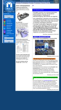 Vorschau der mobilen Webseite www.multi-gastro.de, Multi Großküchen GmbH