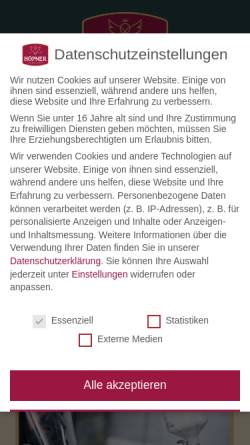 Vorschau der mobilen Webseite www.hoepner-lacke.de, Höpner Lacke GmbH