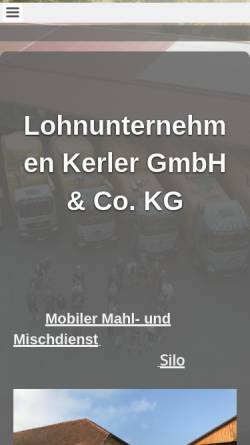 Vorschau der mobilen Webseite www.agro-kerler.de, Hermann Kerler, Landwirtschaftliches Lohnunternehmen