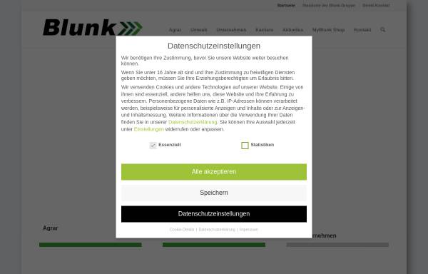 Vorschau von www.blunk-gmbh.de, Lohnunternehmen Blunk