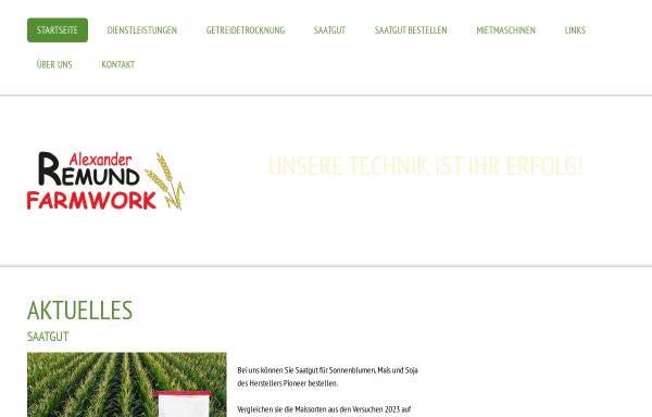 Vorschau von www.remund-farmwork.ch, Remund + Berger