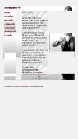 Vorschau der mobilen Webseite schneido.com, Heiko Schneider