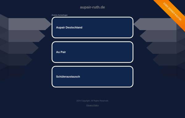 Vorschau von www.aupair-ruth.de, Au-Pair Agentur Anna Ruth