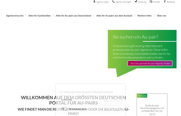 Vorschau von www.au-pair-agenturen.de, Büro Dr. Walter GmbH