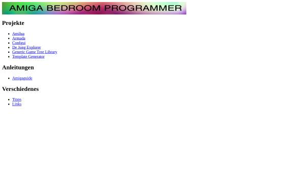 Vorschau von mazze-online.de, Amiga Bedroom Programmer