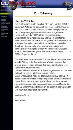 Vorschau der mobilen Webseite www.cd32-allianz.de, CD32-Allianz