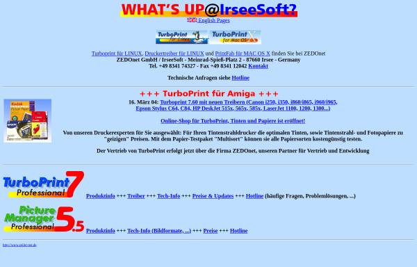 Vorschau von www.irseesoft.de, Irsee Soft
