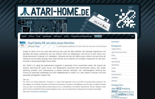 Vorschau von www.atari-home.de, atari-home.de