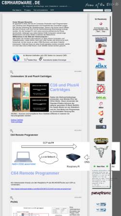 Vorschau der mobilen Webseite www.cbmhardware.de, Commodore Heaven