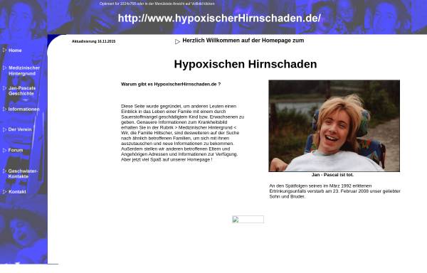 Vorschau von www.hypoxischerhirnschaden.de, Doman-Hilfe - Hypoxischer Hirnschaden